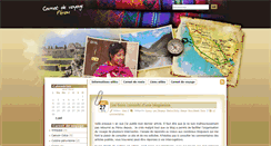 Desktop Screenshot of carnet-de-voyage-perou.free-h.net